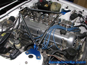 KAWAI WORKS FRONT STRUT BAR TYPESTD FOR NISSAN FAIRLADY Z S130 RETROFIT CAB  NS0300-FTS-00