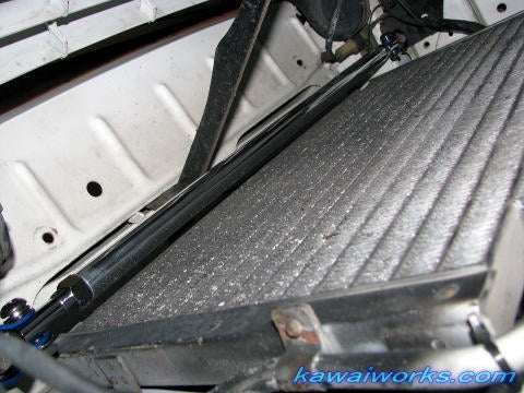 KAWAI WORKS FRONT MONOCOQUE BAR FOR NISSAN FAIRLADY Z S130 RETROFIT CAB  NS0300-MOF-00 - Black Hawk Japan
