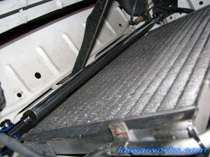 KAWAI WORKS FRONT MONOCOQUE BAR FOR NISSAN FAIRLADY Z S130 RETROFIT CAB  NS0300-MOF-00 - Black Hawk Japan