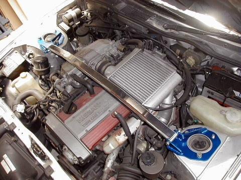 KAWAI WORKS FRONT STRUT BAR TYPEOS FOR NISSAN FAIRLADY Z PGZ31 RB20  NS0310-FTO-00