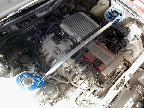 KAWAI WORKS FRONT STRUT BAR TYPEPG FOR NISSAN FAIRLADY Z PGZ31 RB20  NS0310-FTP-00