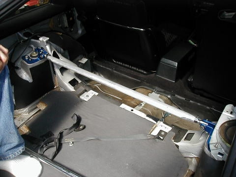 KAWAI WORKS REAR STRUT BAR TYPEPG FOR NISSAN FAIRLADY Z PGZ31 RB20  NS0310-RTP-00