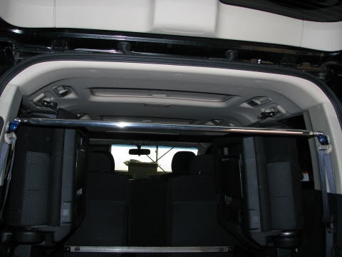 KAWAI WORKS REAR PILLAR BAR TYPE STRAIGHT FOR MITSUBISHI DELICA D:5 CV5W MT0430-PIC-00 - Black Hawk Japan