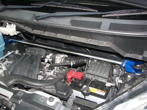 KAWAI WORKS FRONT STRUT BAR TYPEOS FOR NISSAN NV200 VANETTE M20 NS0870-FTO-00 - Black Hawk Japan