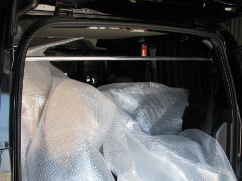 KAWAI WORKS REAR PILLAR BAR FOR NISSAN NV200 VANETTE M20 NS0870-PI0-00 - Black Hawk Japan