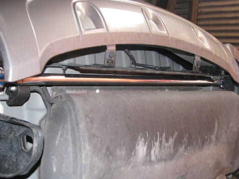 KAWAI WORKS REAR MONOCOQUE BAR FOR NISSAN MURANO Z51 NS0800-MOR-15 - Black Hawk Japan