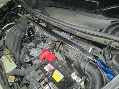 KAWAI WORKS FRONT STRUT BAR TYPEPG FOR NISSAN JUKE YF F15 NS0810-FTP-00