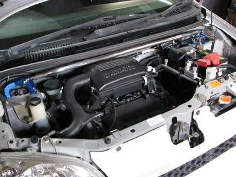 KAWAI WORKS FRONT STRUT BAR TYPESTD FOR DAIHATSU MIRA MIRA AVY L250 260 DA0180-FTS-00