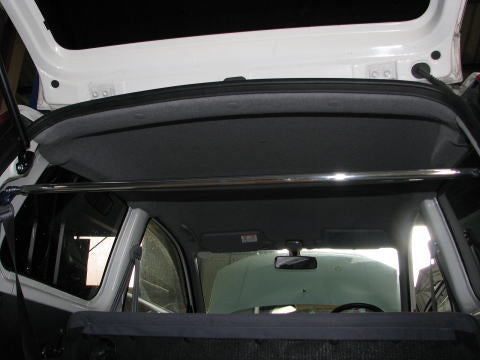 KAWAI WORKS REAR PILLAR BAR TYPE STRAIGHT FOR DAIHATSU MIRA MIRA AVY L250 260 DA0180-PIC-00 - Black Hawk Japan