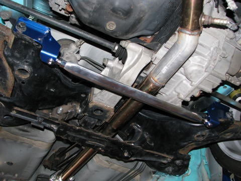 KAWAI WORKS FRONT LOWER ARM BAR FOR DAIHATSU MIRA MIRA AVY L250 260 DA0180-LOF-00 - Black Hawk Japan