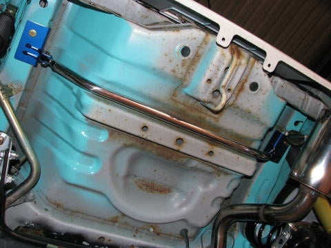 KAWAI WORKS REAR MONOCOQUE BAR FOR DAIHATSU MIRA MIRA AVY L250 260 DA0180-MOR-00 - Black Hawk Japan