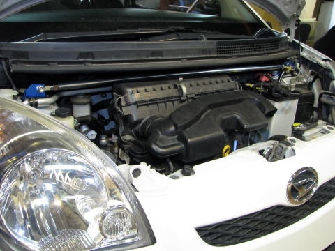 KAWAI WORKS FRONT STRUT BAR TYPESTD FOR DAIHATSU MIRA MIRA AVY L275 285 DA0182-FTS-00