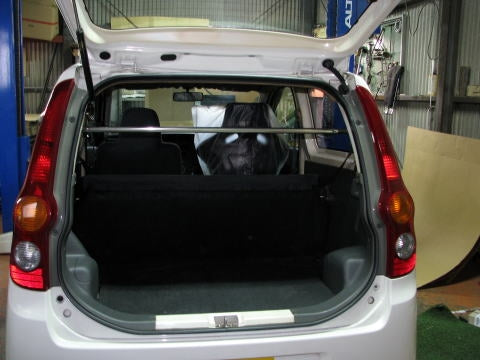 KAWAI WORKS REAR PILLAR BAR TYPE STRAIGHT FOR DAIHATSU MIRA MIRA AVY L275 285 DA0182-PIC-00