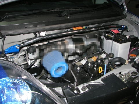 KAWAI WORKS FRONT STRUT BAR TYPESTD FOR DAIHATSU MIRA ES LA300S DA0270-FTS-00