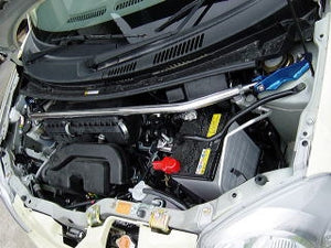 KAWAI WORKS FRONT STRUT BAR TYPESTD FOR DAIHATSU ESSE L235 DA0190-FTS-00
