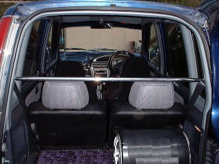 KAWAI WORKS REAR PILLAR BAR FOR DAIHATSU MOVE L600S 4 CYLINDER TURBO  DA0070-PI0-00