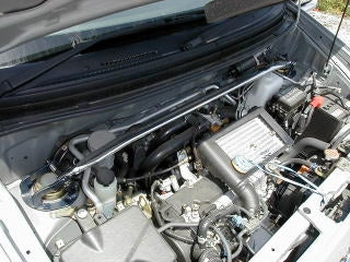 KAWAI WORKS FRONT STRUT BAR TYPEPG FOR DAIHATSU MOVE L900S DA0110-FTP-00