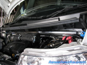 KAWAI WORKS FRONT STRUT BAR TYPESTD FOR DAIHATSU MOVE L175 DA0230-FTS-00 - Black Hawk Japan