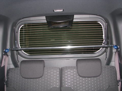 KAWAI WORKS REAR PILLAR BAR TYPE STRAIGHT FOR DAIHATSU WAKE LA700S DA0350-PIC-00 - Black Hawk Japan