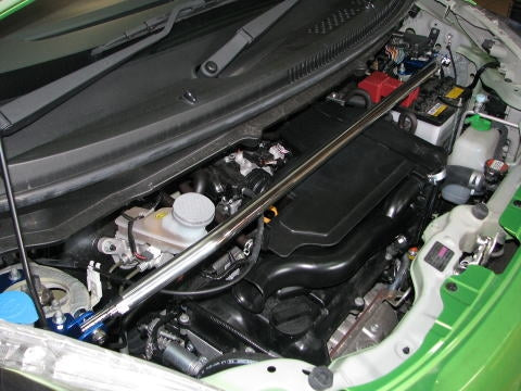 KAWAI WORKS FRONT STRUT BAR TYPESTD FOR SUZUKI ALTO HA25 SZ0620-FTS-00 - Black Hawk Japan