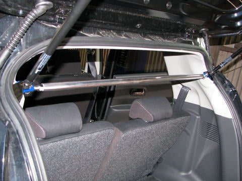 KAWAI WORKS REAR PILLAR BAR FOR SUZUKI CERVO HG21S SZ0570-PI0-00 - Black Hawk Japan