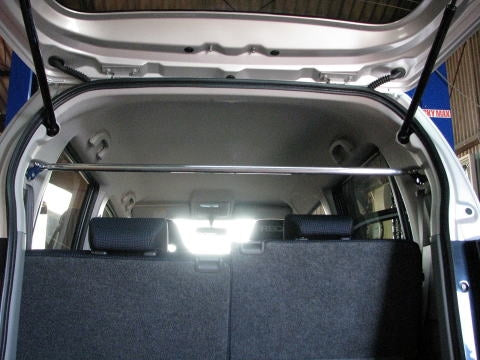 KAWAI WORKS REAR PILLAR BAR TYPE STRAIGHT FOR SUZUKI WAGON R MH23S SZ0611-PIC-00