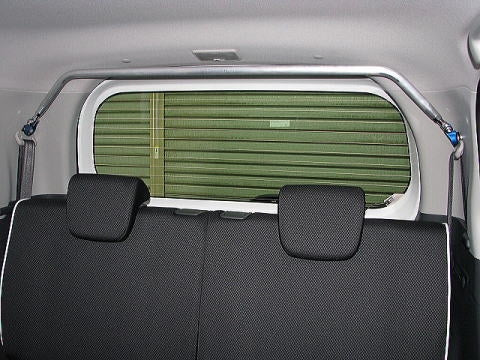 KAWAI WORKS REAR PILLAR BAR TYPE SQUARE FOR SUZUKI HUSTLER MR31S SZ0740-PIE-00 - Black Hawk Japan