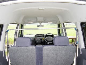 KAWAI WORKS REAR PILLAR BAR TYPE STRAIGHT FOR SUZUKI EVERY DA62 52 SZ0480-PIC-00 - Black Hawk Japan