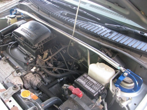 KAWAI WORKS FRONT STRUT BAR TYPESTD FOR DAIHATSU OPTI L800 DA0100-FTS-00