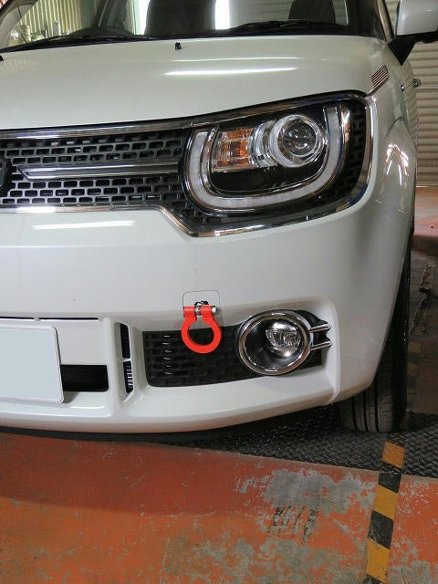 KAWAI WORKS FRONT TYPE FOLDABLE TOW HOOK FOR SUZUKI IGNIS FF21S SZ0780-RFF–88