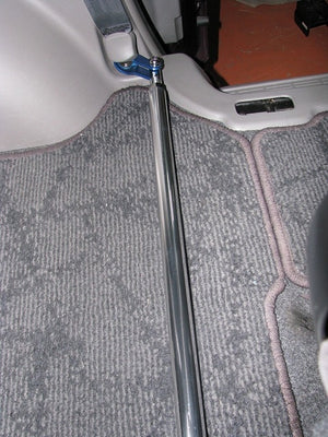 KAWAI WORKS REAR FLOOR BAR FOR TOYOTA NOAH VOXY AZR60 TY0980-FBM-22 - Black Hawk Japan