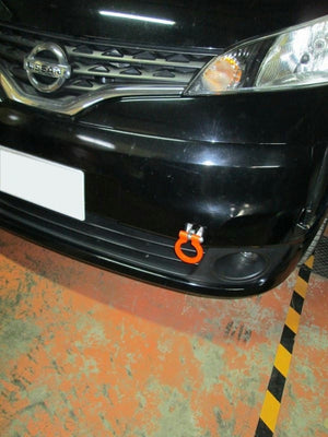 KAWAI WORKS FRONT TYPE FOLDABLE TOW HOOK FOR NISSAN NV200 M20 NS0870-RFF-88