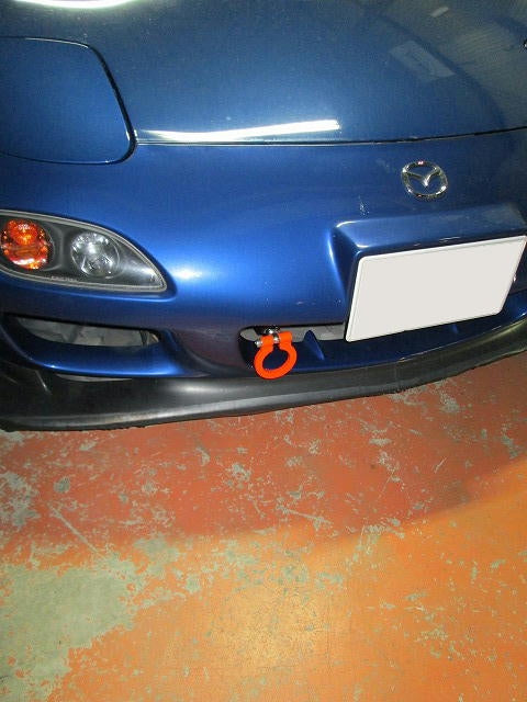 KAWAI WORKS FRONT TYPE FOLDABLE TOW HOOK FOR MAZDA RX-7 FD3S INFINI MA0080-RFF-88