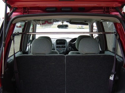KAWAI WORKS REAR PILLAR BAR TYPE STRAIGHT FOR SUBARU PLEO RA1 2 SU0040-PIC-00