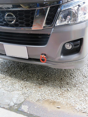 KAWAI WORKS FRONT TYPE FOLDABLE TOW HOOK FOR NISSAN AVAN E26 NV350  NS0790-RFF-88