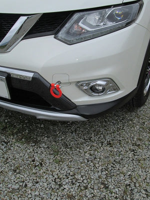 KAWAI WORKS FRONT TYPE FOLDABLE TOW HOOK FOR NISSAN X-TRAIL NT32 NS0890-RFF-88