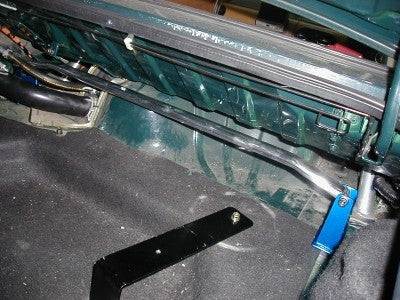 KAWAI WORKS REAR STRUT BAR TYPEOS FOR MAZDA ROADSTER NB CE MA0130-RTO-00