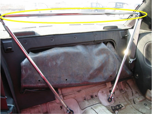 KAWAI WORKS REAR PILLAR BAR FOR NISSAN SILVIA PS13 NS0134-PI0-00