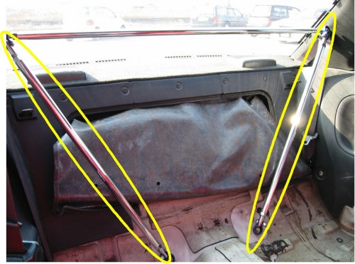 KAWAI WORKS REAR SEAT BAR FOR NISSAN SILVIA PS13 NS0134-SE0-00