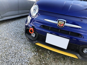 KAWAI WORKS FRONT TYPE FOLDABLE TOW HOOK FOR FIAT500 595ABARTH 3121  IM0681-RFF-88