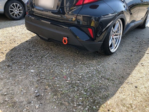 KAWAI WORKS REAR TYPE FOLDABLE TOW HOOK FOR TOYOTA C-HR NGX550 ZXY10 TY1450-RFR-88