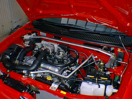 KAWAI WORKS FRONT STRUT BAR TYPEOS FOR MAZDA DEMIO DW5W MA0190-FTO-00