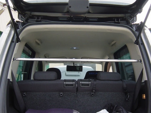 KAWAI WORKS REAR PILLAR BAR FOR SUBARU STELLA RN1 2 SU0121-PI0-00 - Black Hawk Japan