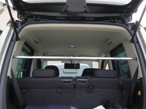 KAWAI WORKS REAR PILLAR BAR FOR SUBARU STELLA RN1 2 SU0121-PI0-00 - Black Hawk Japan