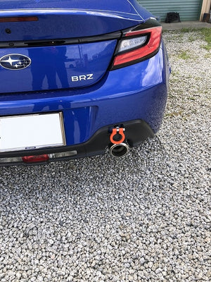 KAWAI WORKS REAR TYPE FOLDABLE TOW HOOK FOR TOYOTA GR86 ZN8 TY1620-RFR-88