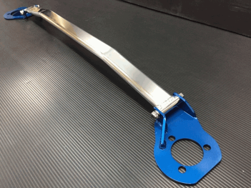 KAWAI WORKS FRONT STRUT BAR TYPEOS FOR NISSAN FAIRLADY Z S30 RETROFIT CAB  NS0290-FTO-00 - Black Hawk Japan