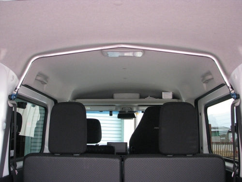 KAWAI WORKS CENTER PILLAR BAR TYPE SQUARE FOR DAIHATSU ATRAI WAGON S700V DA0221-PIM-00 - Black Hawk Japan