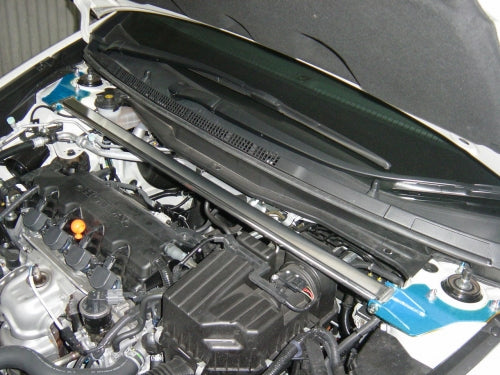 KAWAI WORKS FRONT STRUT BAR TYPEOS FOR HONDA STREAM RN7 9 HN0760-FTO-00 - Black Hawk Japan