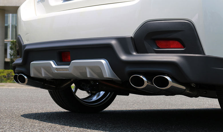 KENSTYLE 4-PIECE MUFFLER FOR SUABRU XV GP7 GPE KENSTYLE-00065