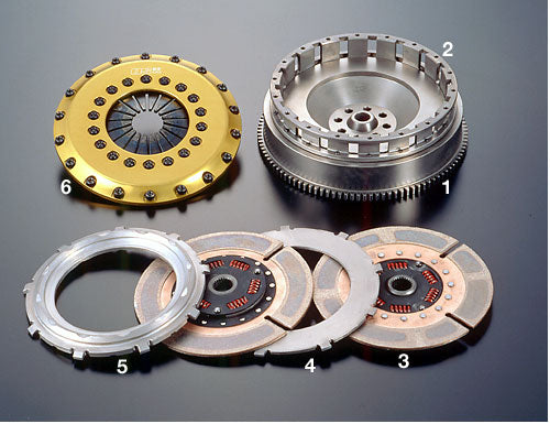 OSGIKEN TR SERIES CLUTCH DISC FOR TWIN PLATE CLUTCH KIT 1 PIECE FOR TOYOTA SUPRA MA70 7M-GTE TR2CD-MA70-CLUTCH-DISC